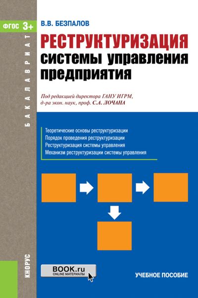 Реструктуризация системы управления предприятия. (Бакалавриат, Специалитет). Учебное пособие.