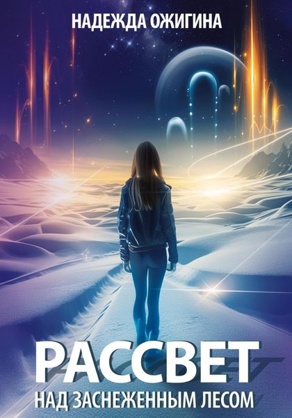 Рассвет над заснеженным лесом
