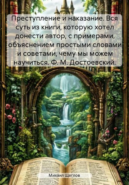 Преступление и наказание. Вся суть из книги, которую хотел донести автор, с примерами, объяснением простыми словами и советами, чему мы можем научиться. Ф. М. Достоевский.
