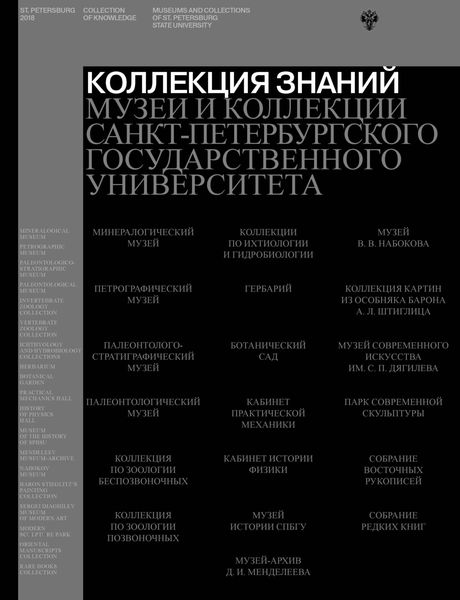Коллекция знаний. Музеи и коллекции Санкт-Петербургского государственного университета