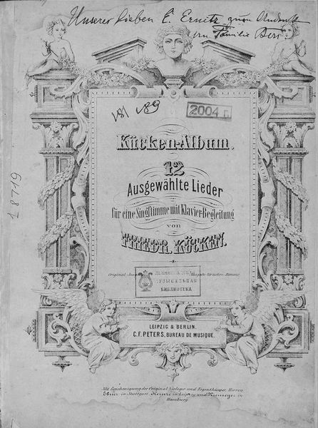 12 Ausgewahlte Lieder fur eine Singstimme mit Klavier-Begleitung v. Friedr. Kucken