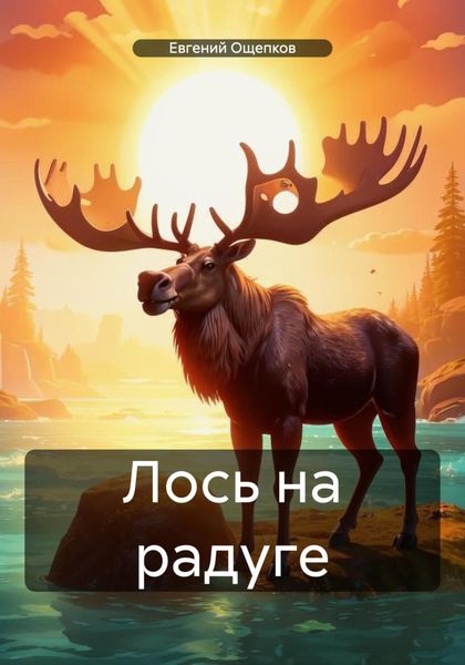 Лось на радуге