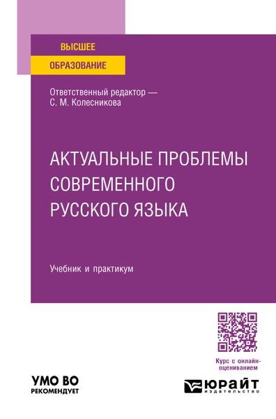 Актуальные проблемы современного русского языка. Учебник и практикум для вузов
