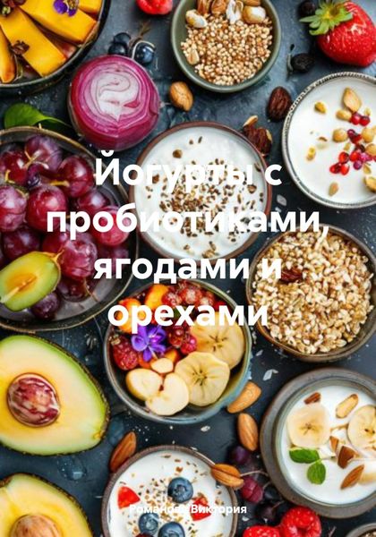 Йогурты с пробиотиками, ягодами и орехами