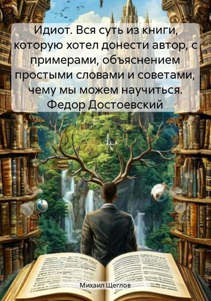 Идиот. Вся суть из книги, которую хотел донести автор, с примерами, объяснением простыми словами и советами, чему мы можем научиться. Федор Достоевский