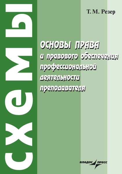 Основы права и правового обеспечения профессиональной деятельности преподавателя: Схемы