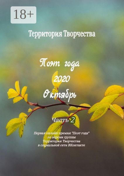 Поэт года. 2020. Октябрь. Часть 2. Первая онлайн-премия «Поэт года» по версии группы «Территория Творчества» в социальной сети ВКонтакте