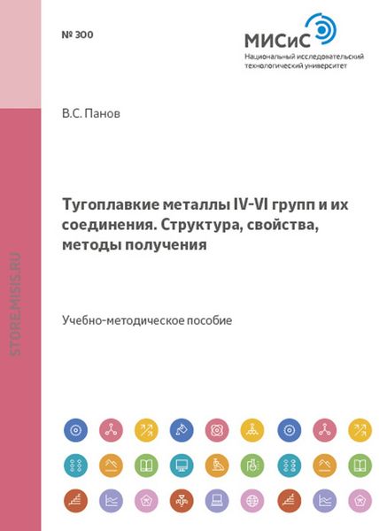 Тугоплавкие металлы IV–VI групп и их соединения. Структура, свойства, методы получения